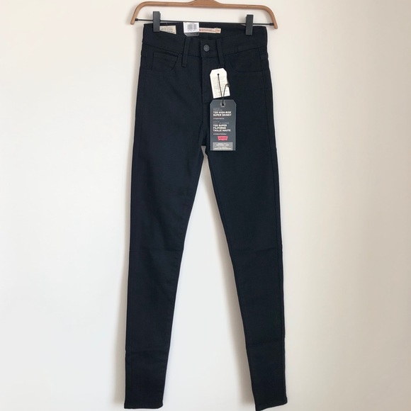 Levi’s 720 High Rise Super Skinny Jeans 24 - Picture 8 of 11